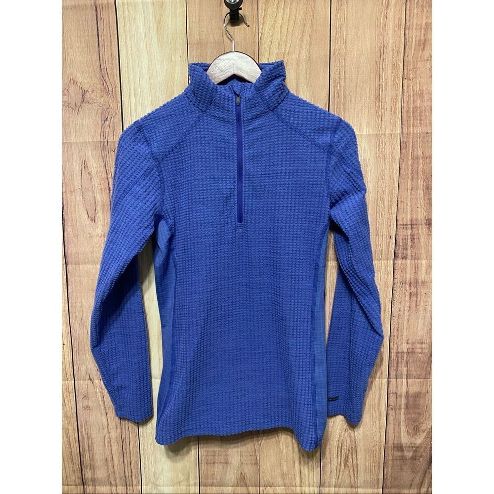 Columbia S blue women’s quarter zip up shirt active wear athletic layer